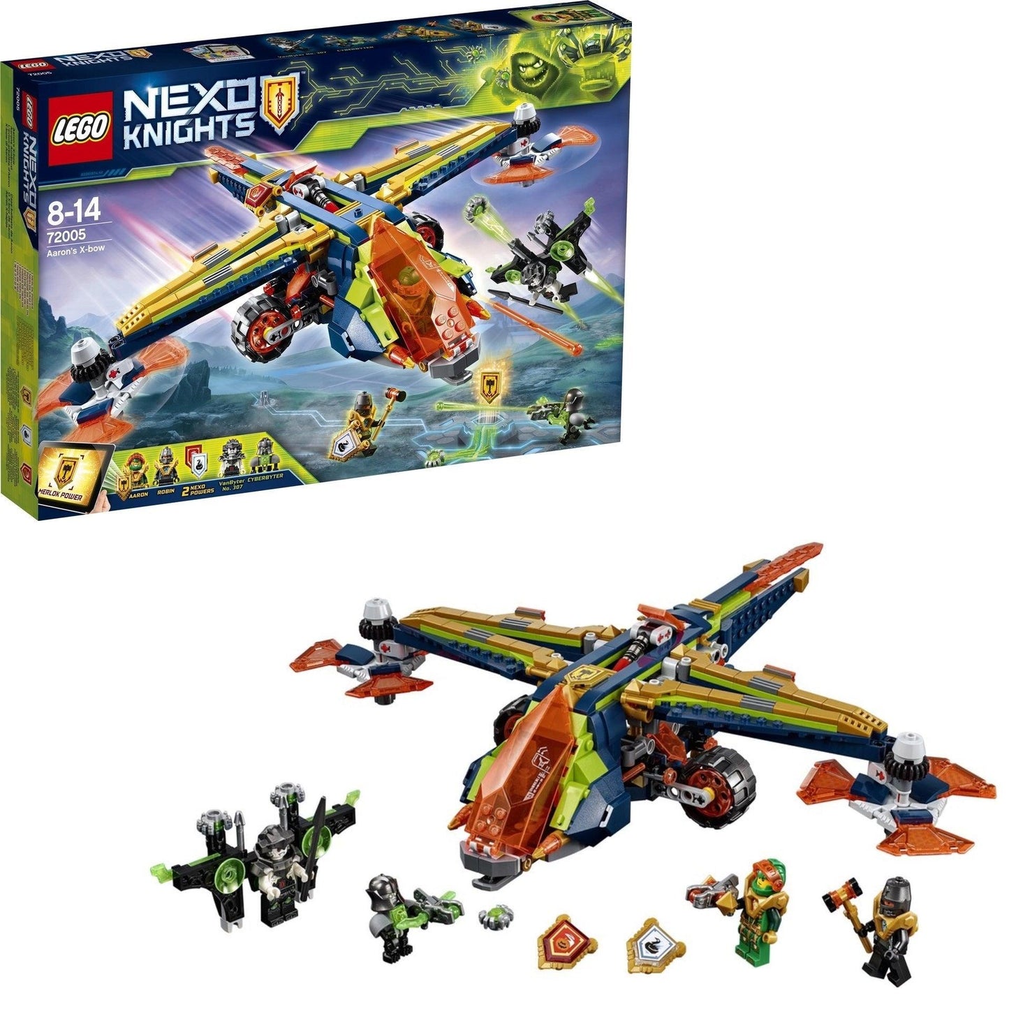 LEGO De X-boog aanval van Aaron 72005 Nexo Knights | 2TTOYS ✓ Official shop<br>