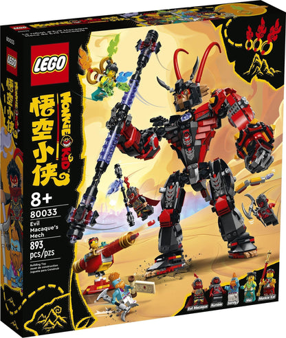 LEGO Evil Macaque's Mech 80033 Monkie Kid LEGO Monkie Kid - Season 3 @ 2TTOYS LEGO €. 89.99