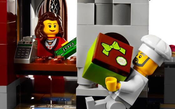 LEGO Feestelijke kerst bakkerij 10216 Creator Expert (USED) | 2TTOYS ✓ Official shop<br>