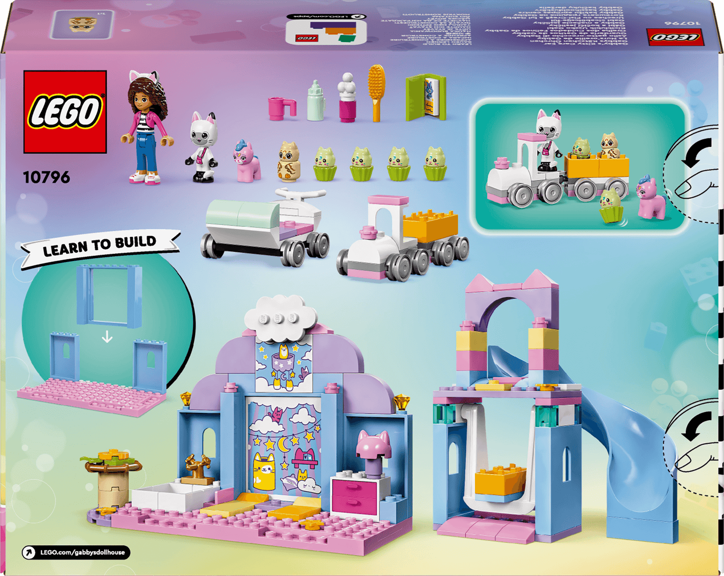 LEGO Gabby's Kittendagverblijf 10796 Gabby's Dollhouse (Pre-Order: verwacht juni) LEGO GABBY'S DOLLHOUSE @ 2TTOYS LEGO €. 33.49