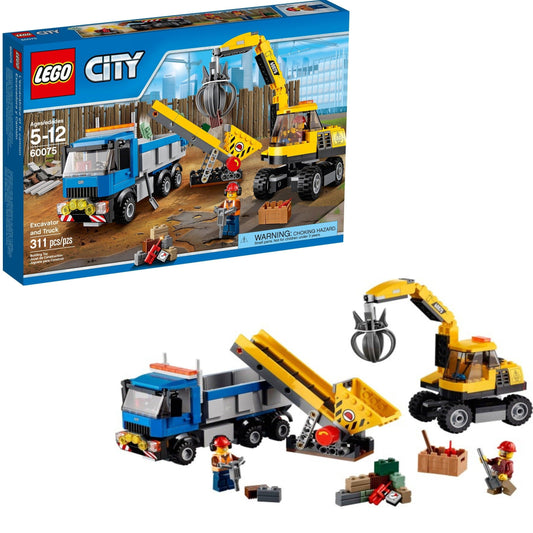 LEGO Graafmachine en vrachtwagen 60075 City LEGO CITY @ 2TTOYS LEGO €. 39.99