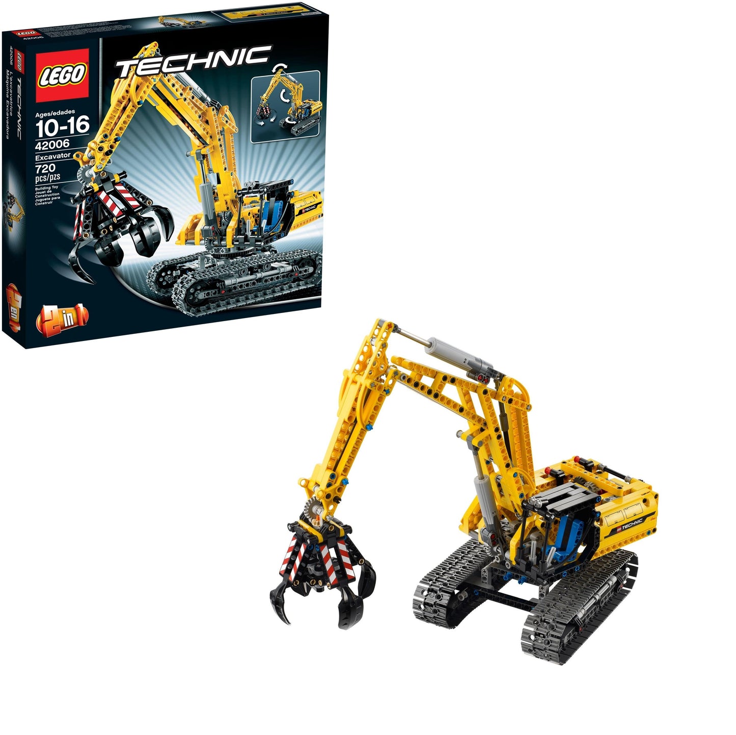LEGO Graafmachine Excavator 42006 Technic (USED) | 2TTOYS ✓ Official shop<br>