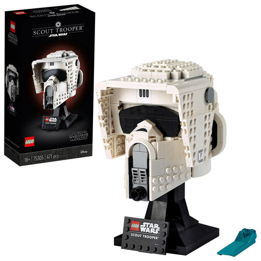 LEGO Imperial Scout Trooper Helm Wit 75305 StarWars | 2TTOYS ✓ Official shop<br>
