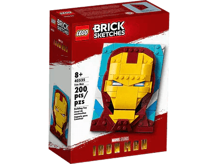 LEGO Iron Man 40535 Brick Sketches LEGO BRICKHEADZ @ 2TTOYS LEGO €. 24.99