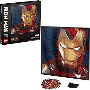 LEGO Iron Man schilderij Marvel Studio 31199 Art | 2TTOYS ✓ Official shop<br>