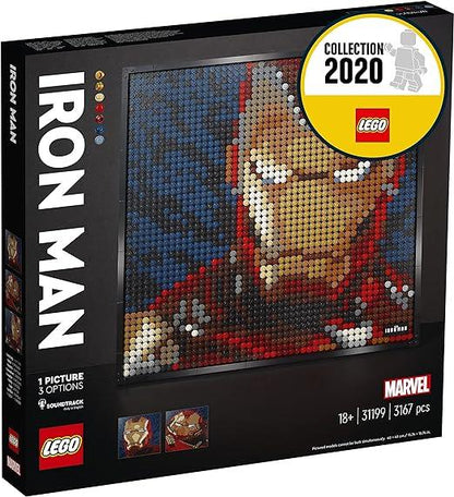 LEGO Iron Man schilderij Marvel Studio 31199 Art | 2TTOYS ✓ Official shop<br>