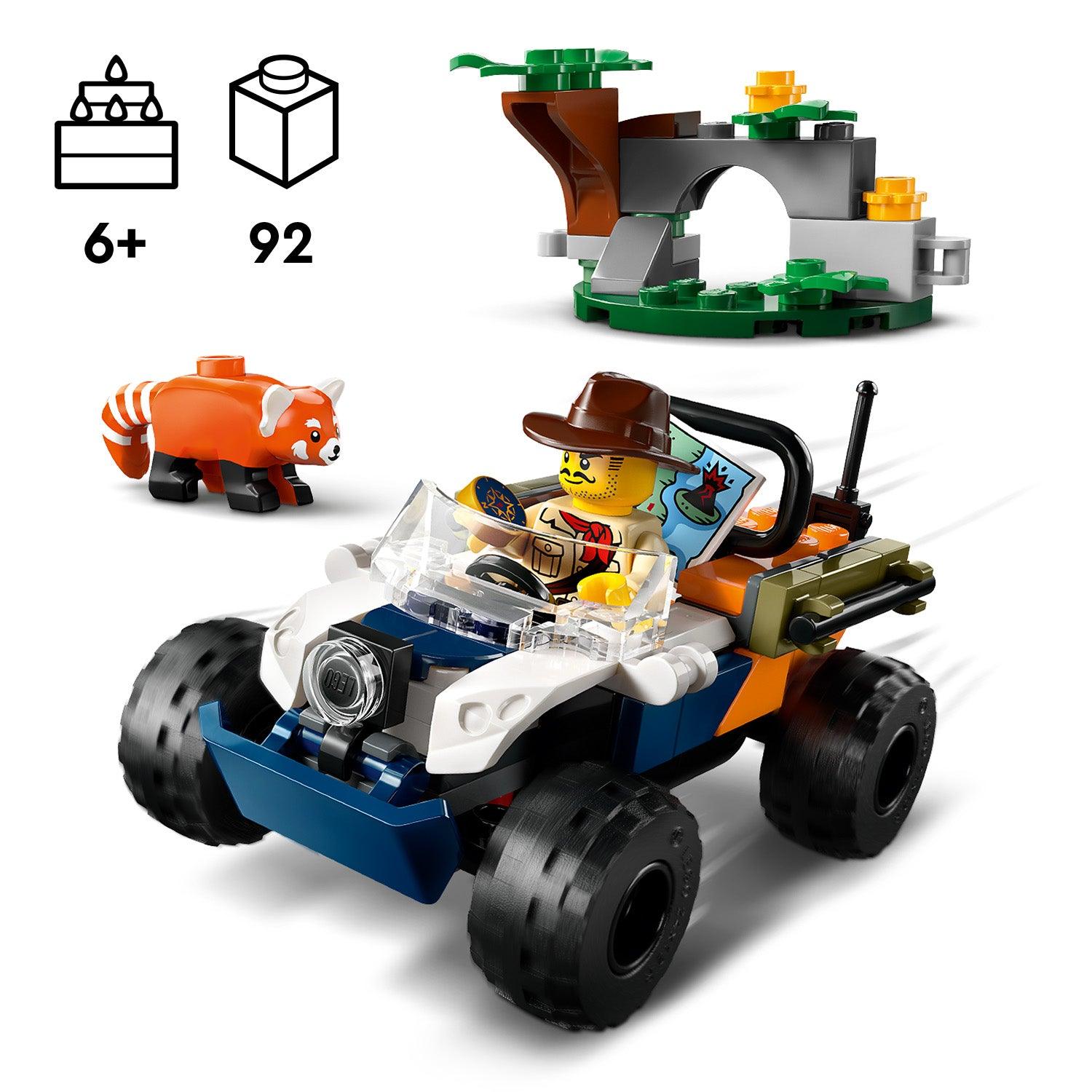 LEGO Jungleonderzoekers: rode panda-missie met terreinwagen 60424 City (Pre-Order: verwacht juni) LEGO CITY @ 2TTOYS LEGO €. 8.49
