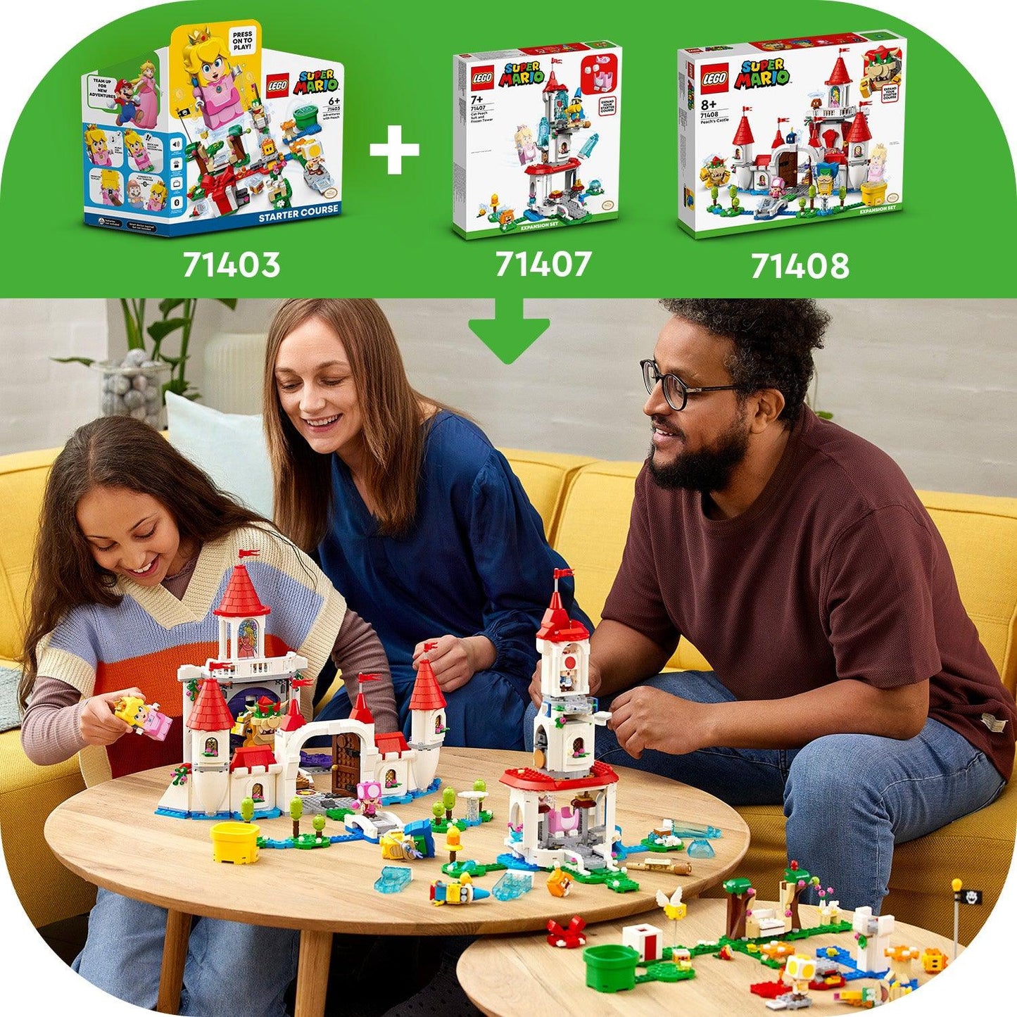 LEGO Kasteel van Peach 71408 Super Mario | 2TTOYS ✓ Official shop<br>