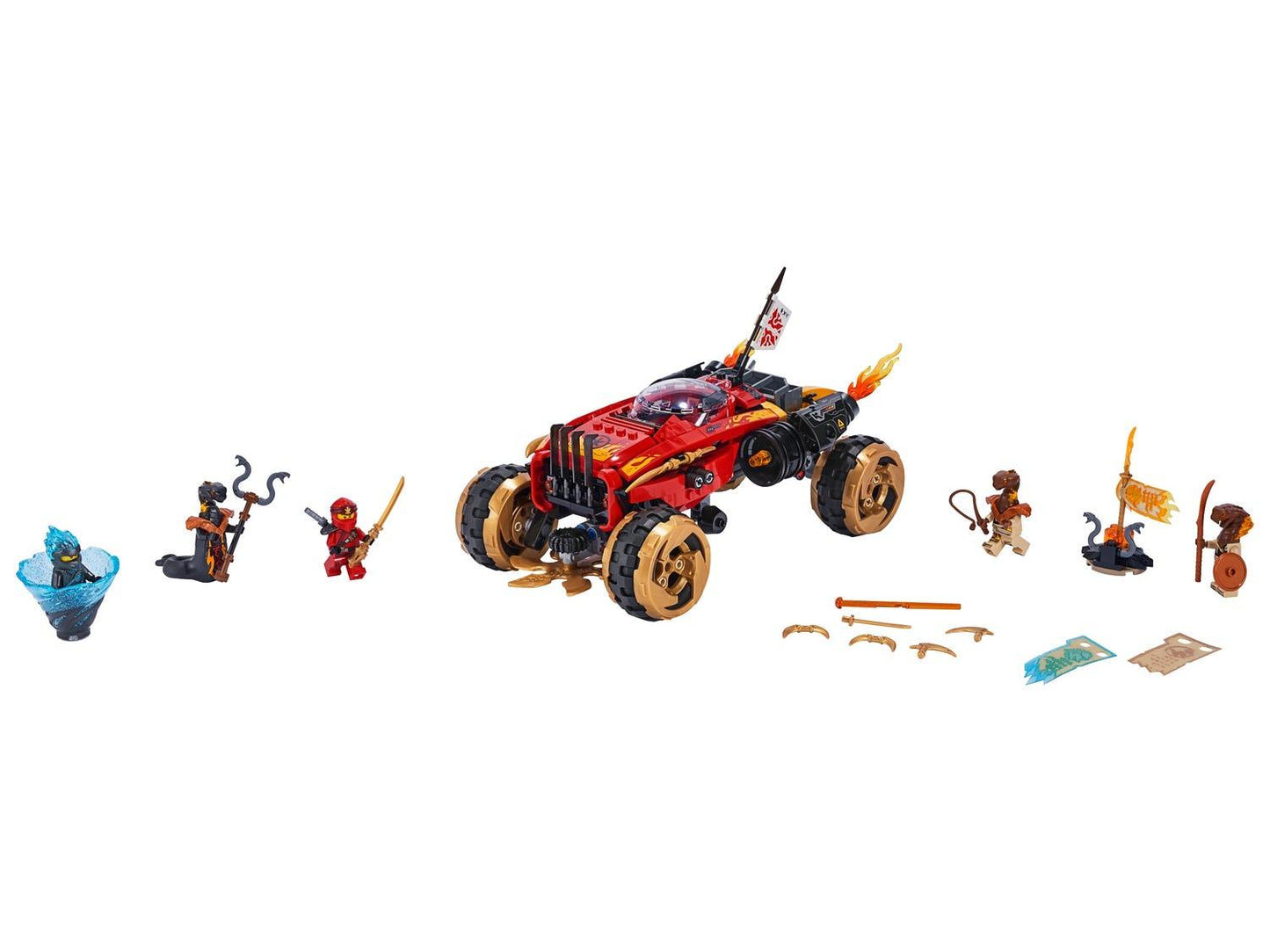 LEGO Katana, hakkende en rammende 4x4 auto 70675 Ninjago | 2TTOYS ✓ Official shop<br>