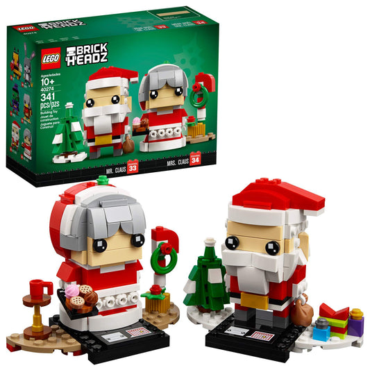 LEGO Kerstman en kerstvrouw 40274 Brickheadz | 2TTOYS ✓ Official shop<br>