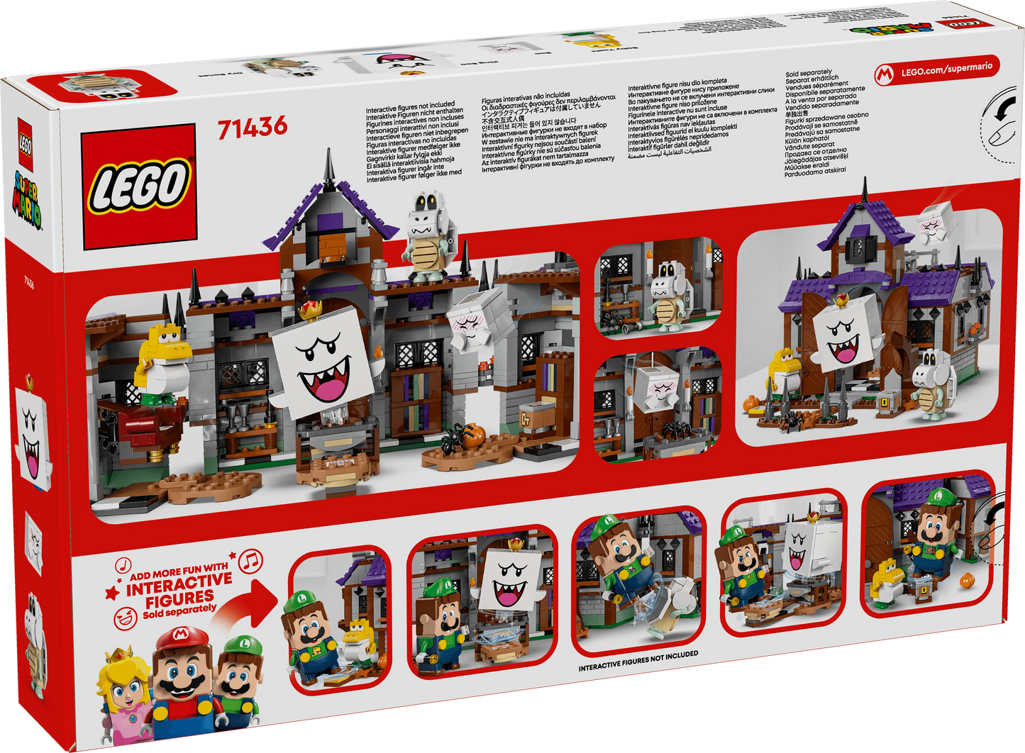 LEGO King Boo's spookhuis 71436 SuperMario LEGO SUPERMARIO @ 2TTOYS | Official LEGO shop😊🥰 LEGO €. 63.48