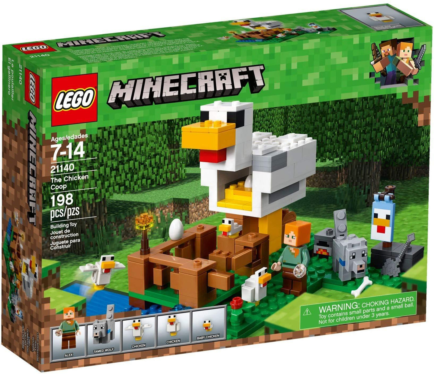 LEGO Kippenhok met kippen 21140 Minecraft LEGO MINECRAFT @ 2TTOYS LEGO €. 25.49