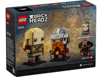 LEGO Legolas en Gimli 40751 Brickheadz LEGO BRICHEADZ @ 2TTOYS LEGO €. 16.49
