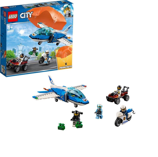 LEGO Lucht politie parachute met vliegtuig 60208 City | 2TTOYS ✓ Official shop<br>