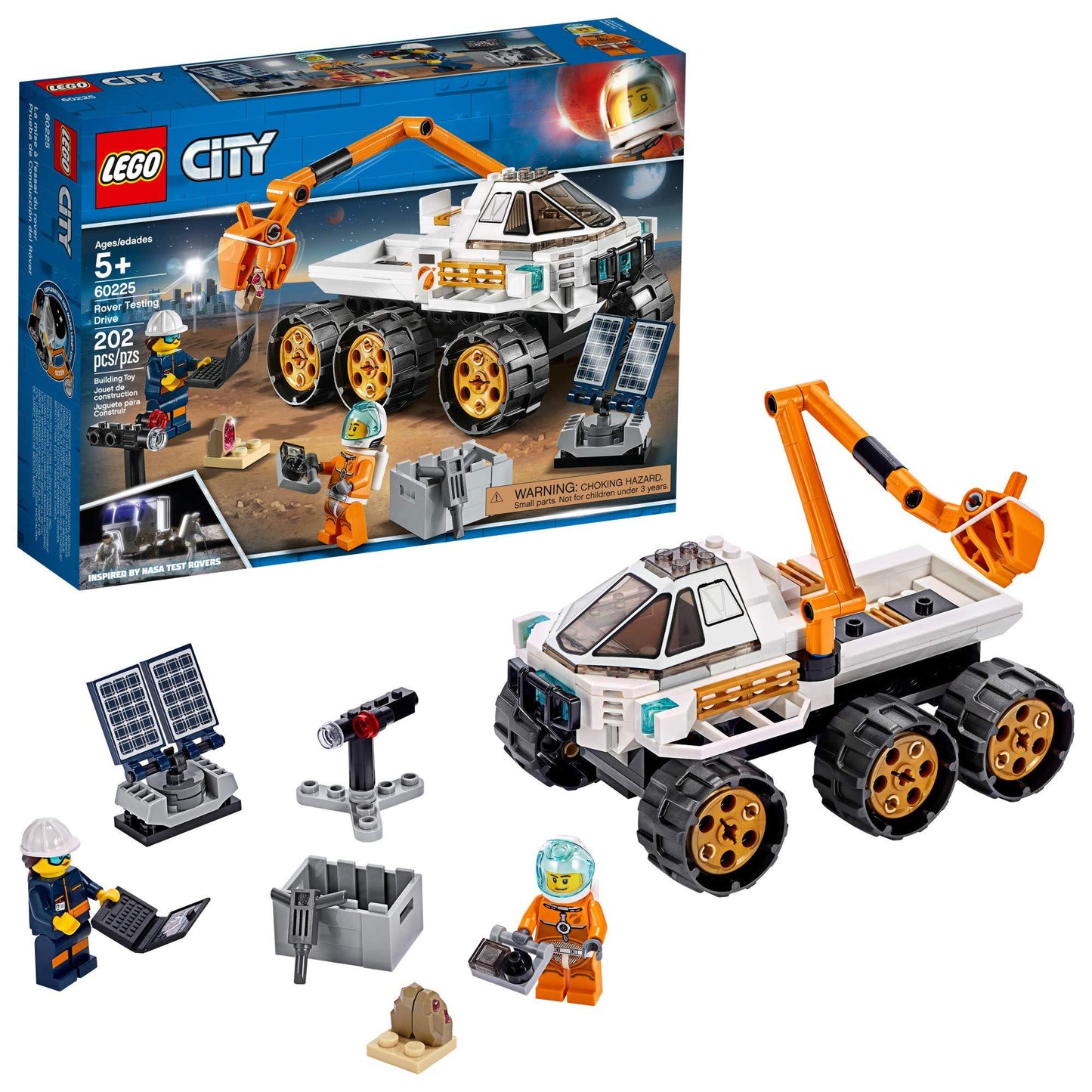 LEGO Maan Rover testrit met astronaut 60225 City | 2TTOYS ✓ Official shop<br>