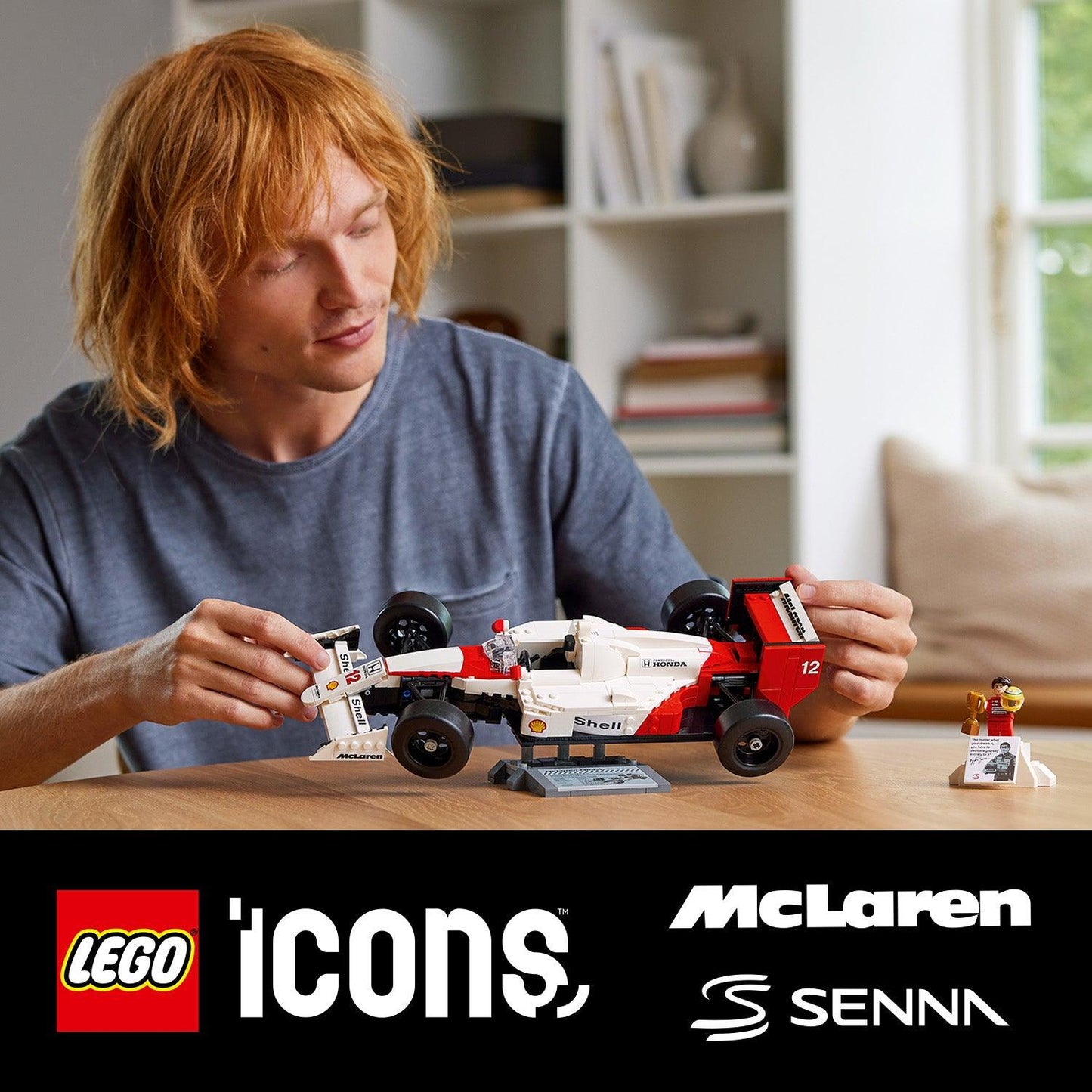 LEGO McLaren MP4/4 en Ayrton Senna 10330 Icons | 2TTOYS ✓ Official shop<br>