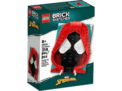 LEGO Miles Morales 40536 Spiderman Bricksketches LEGO BRICKHEADZ @ 2TTOYS LEGO €. 22.49