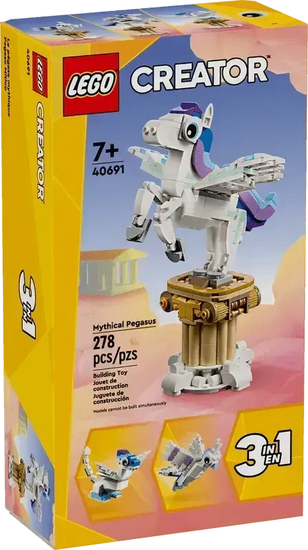 LEGO Mytische Pegasus 40691 Creator LEGO CREATOR 3 IN 1 @ 2TTOYS | Official LEGO shop😊🥰 LEGO €. 19.99