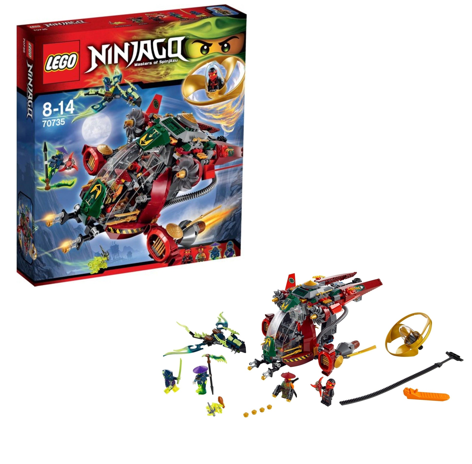 LEGO Ninjago Ronins 2-in-1 R.E.X luchtschip 70735 Ninjago | 2TTOYS ✓ Official shop<br>