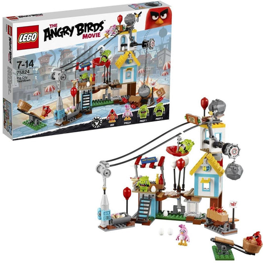 LEGO Pig City Sloopfeest 75824 Angry Birds | 2TTOYS ✓ Official shop<br>