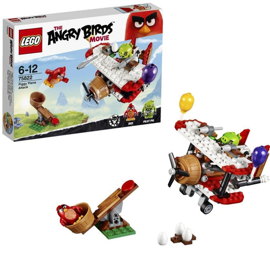 LEGO Piggy Vliegtuigaanval 75822 Angry Birds | 2TTOYS ✓ Official shop<br>