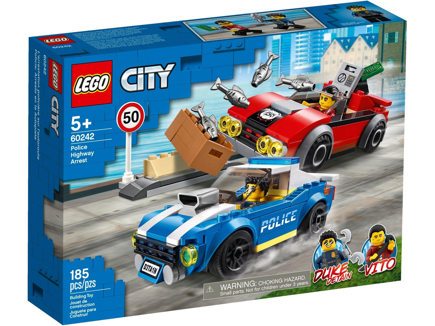 LEGO Politie arrestatie op de snelweg 60242 City | 2TTOYS ✓ Official shop<br>