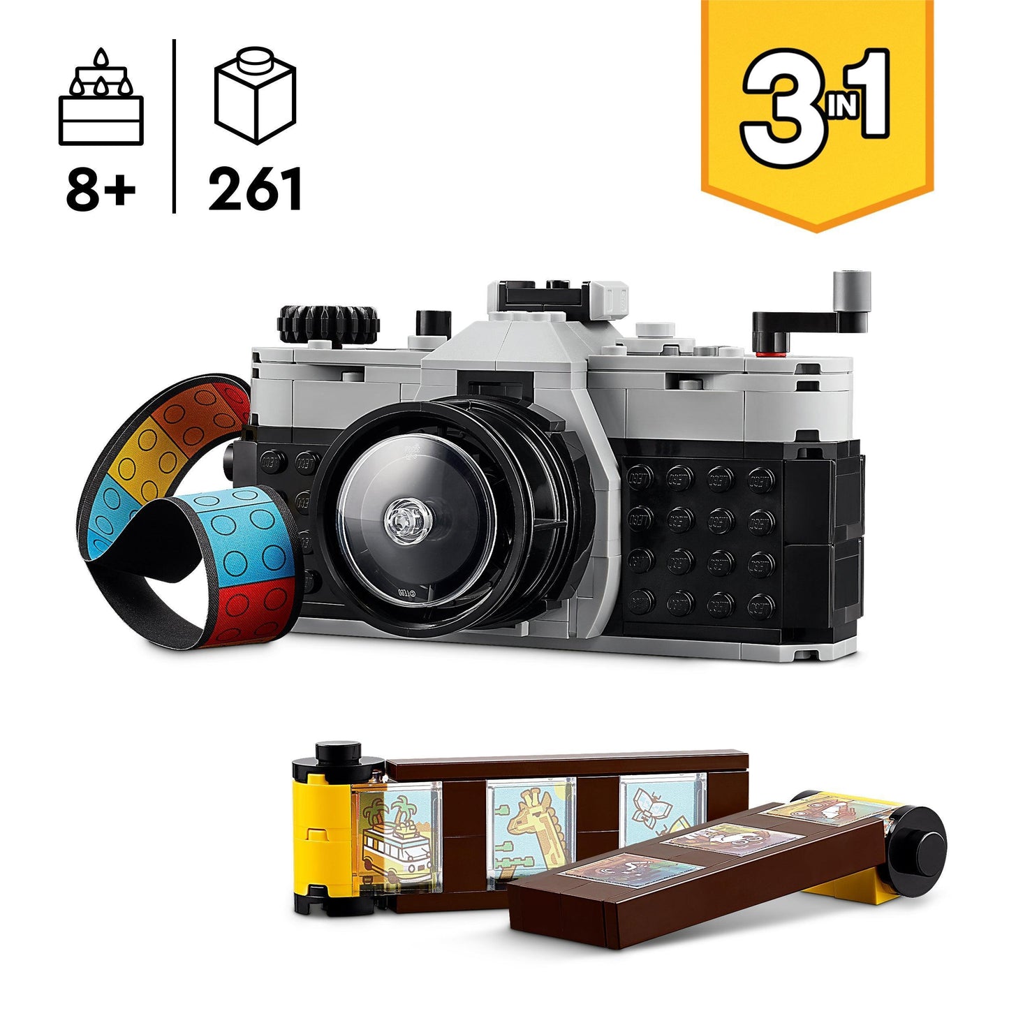 LEGO Retro Foto camera 31147 Creator 3 in 1 (USED) LEGO CREATOR 3 IN 1 @ 2TTOYS LEGO €. 11.99