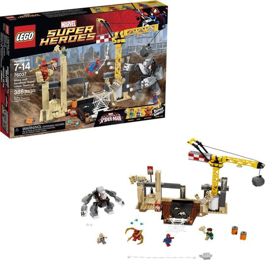 LEGO Rhino and Sandman Team-up 76037 SpiderMan | 2TTOYS ✓ Official shop<br>