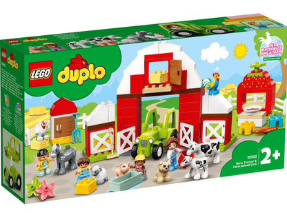 LEGO Schuur van de boerderij met tractor 10952 DUPLO | 2TTOYS ✓ Official shop<br>