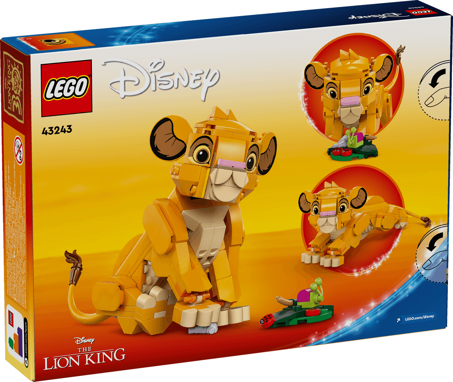 LEGO Simba de Leeuwenkoning 43243 Disney (Pre-Order: verwacht juni) LEGO DISNEY @ 2TTOYS LEGO €. 16.98