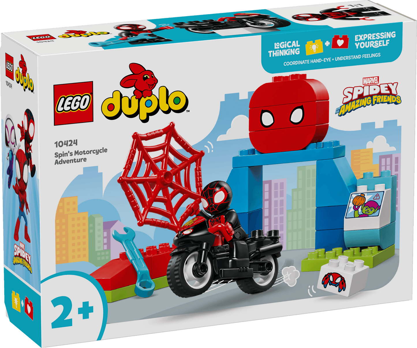 LEGO Spidy's motorcycle adventure 10424 Superheroes LEGO DUPLO @ 2TTOYS LEGO €. 19.99