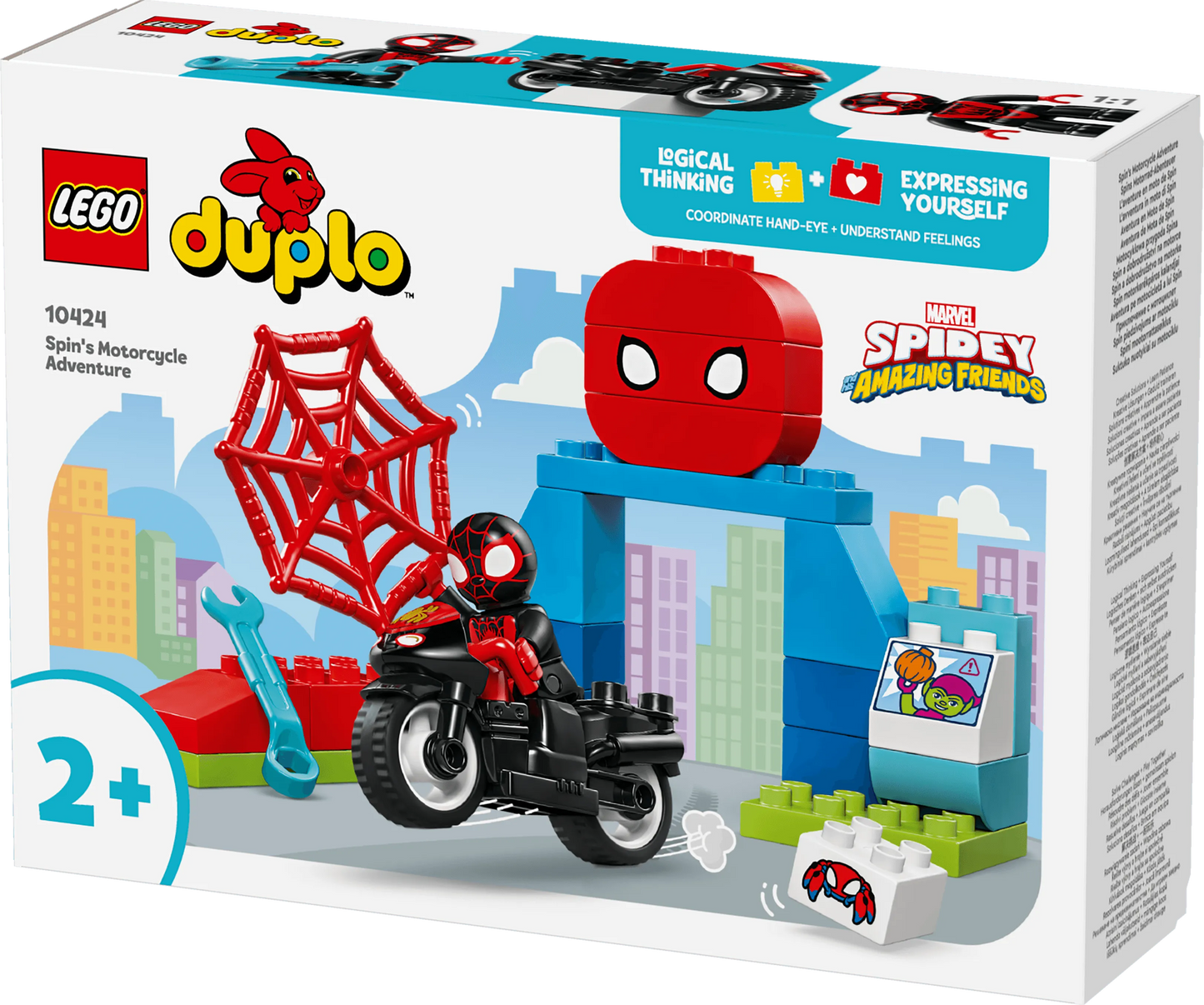 LEGO Spidy's Motorfiets avontuur 10424 Superheroes LEGO DUPLO @ 2TTOYS LEGO €. 16.49