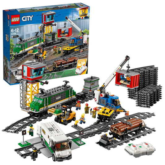 LEGO Sterke City vrachttrein met kraan 60198 City LEGO CITY TREINEN @ 2TTOYS LEGO €. 159.49