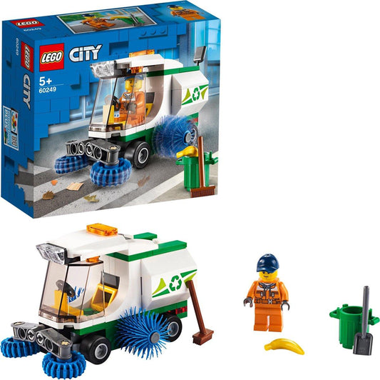 LEGO Straatveger met veegmachine 60249 City Ville | 2TTOYS ✓ Official shop<br>