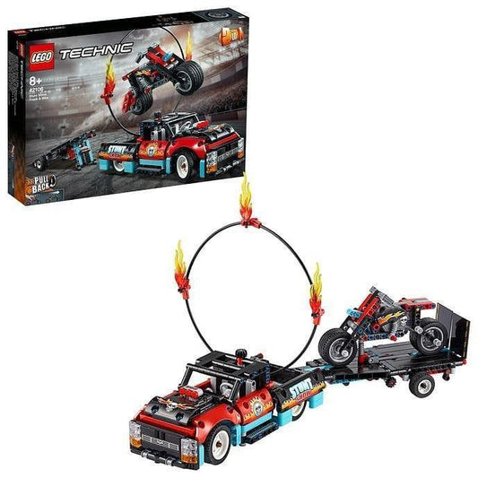LEGO Stunt Show Truck & Motor 42106 Technic | 2TTOYS ✓ Official shop<br>