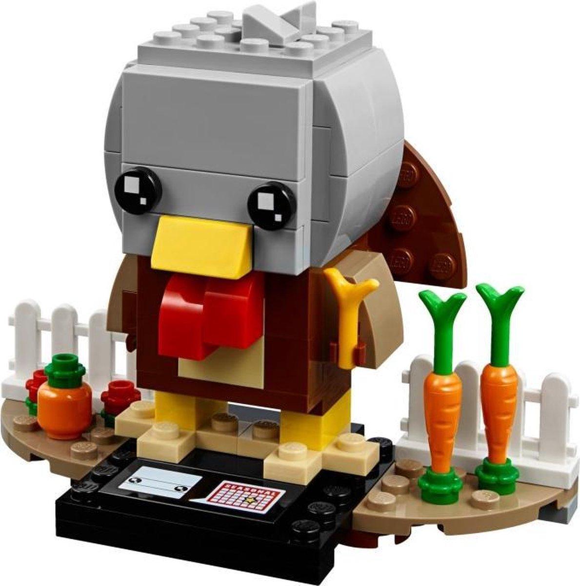 LEGO Thanksgiving kalkoen met wortels 40273 Brickkeadz | 2TTOYS ✓ Official shop<br>