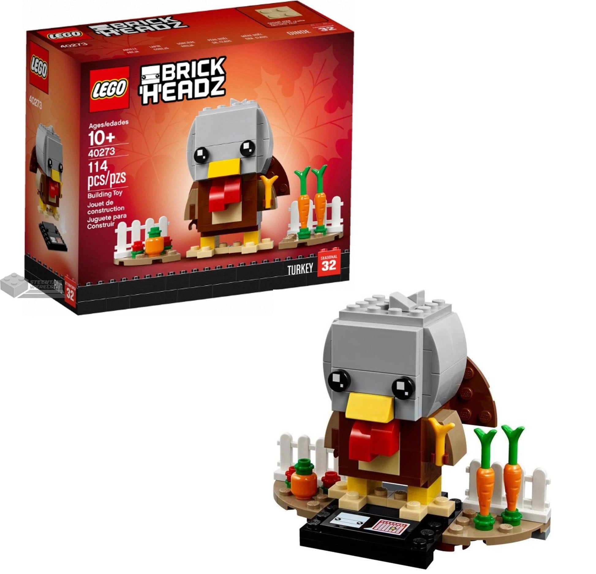 LEGO Thanksgiving Turkey 40273 Brickkeadz LEGO BRICKHEADZ @ 2TTOYS LEGO €. 12.49