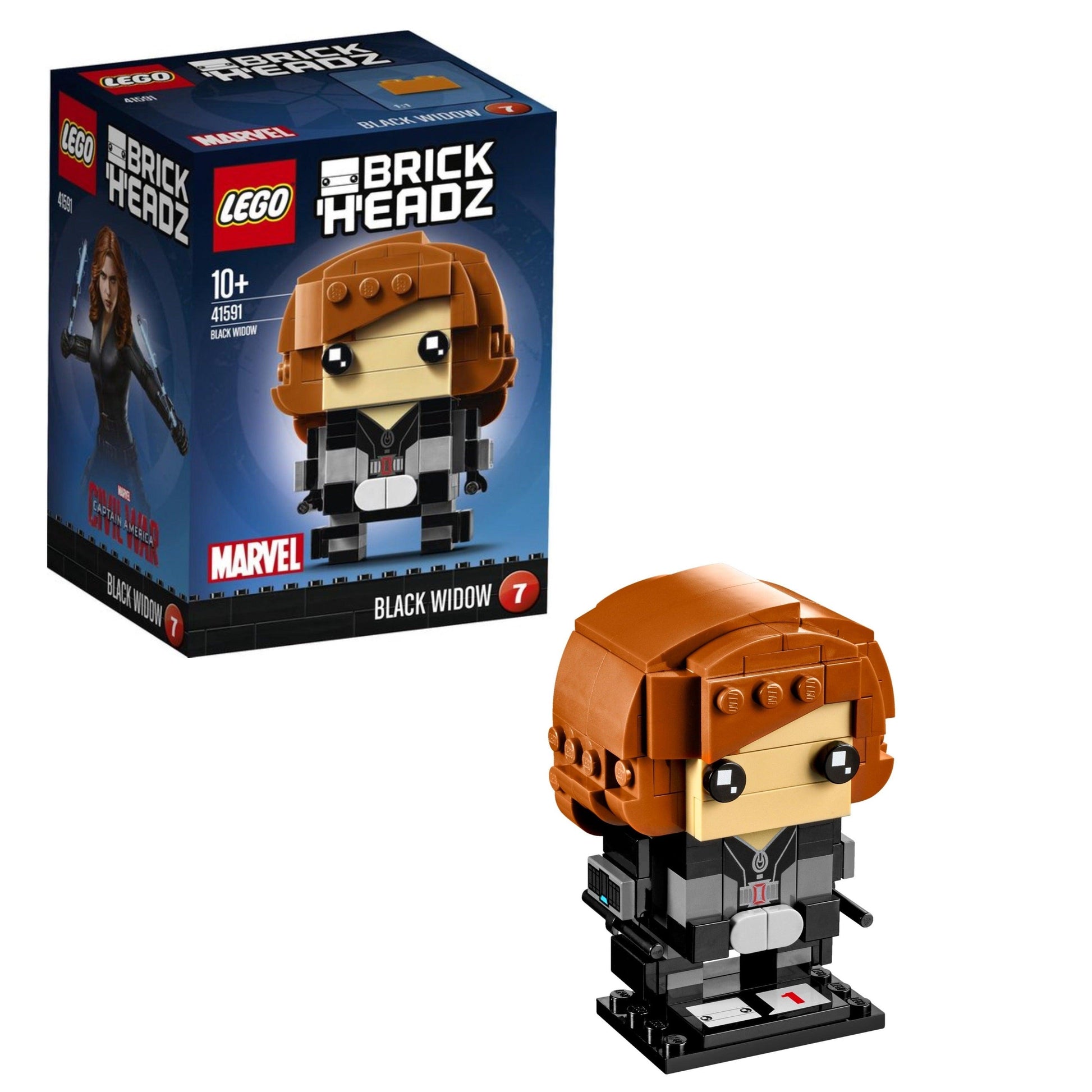 LEGO The Black Widow Marvel 41591 Brickheadz | 2TTOYS ✓ Official shop<br>