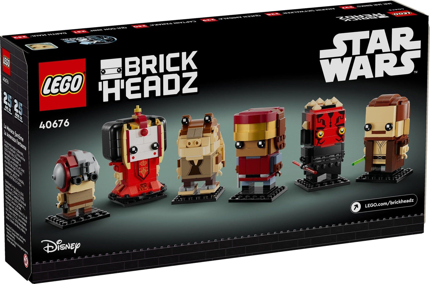LEGO The Phantom Menace Brickheadz 40676 StarWars LEGO BRICKHEADZ @ 2TTOYS 2TTOYS €. 54.99