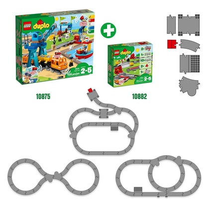 LEGO Trein rails als uitbreiding 10882 DUPLO | 2TTOYS ✓ Official shop<br>
