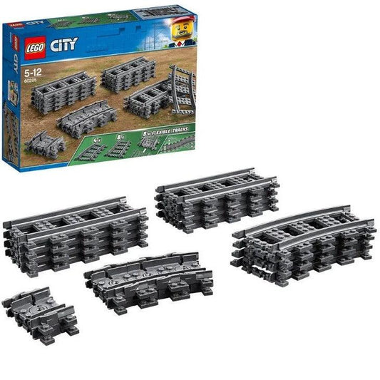 LEGO Treinen rechte en gebogen rails 60205 City LEGO CITY TREINEN @ 2TTOYS LEGO €. 16.98