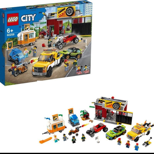 LEGO Tuning Werkplaats 60258 City Voertuigen | 2TTOYS ✓ Official shop<br>
