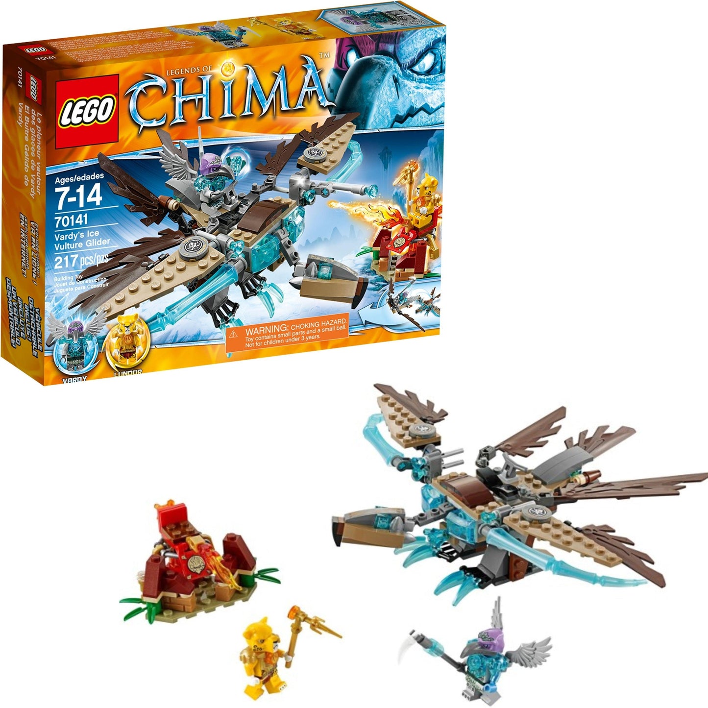 LEGO Vardy's Ice Vulture Glider 70141 Legends of Chima - Fire vs. Ice LEGO Legends of Chima - Fire vs. Ice @ 2TTOYS LEGO €. 19.99