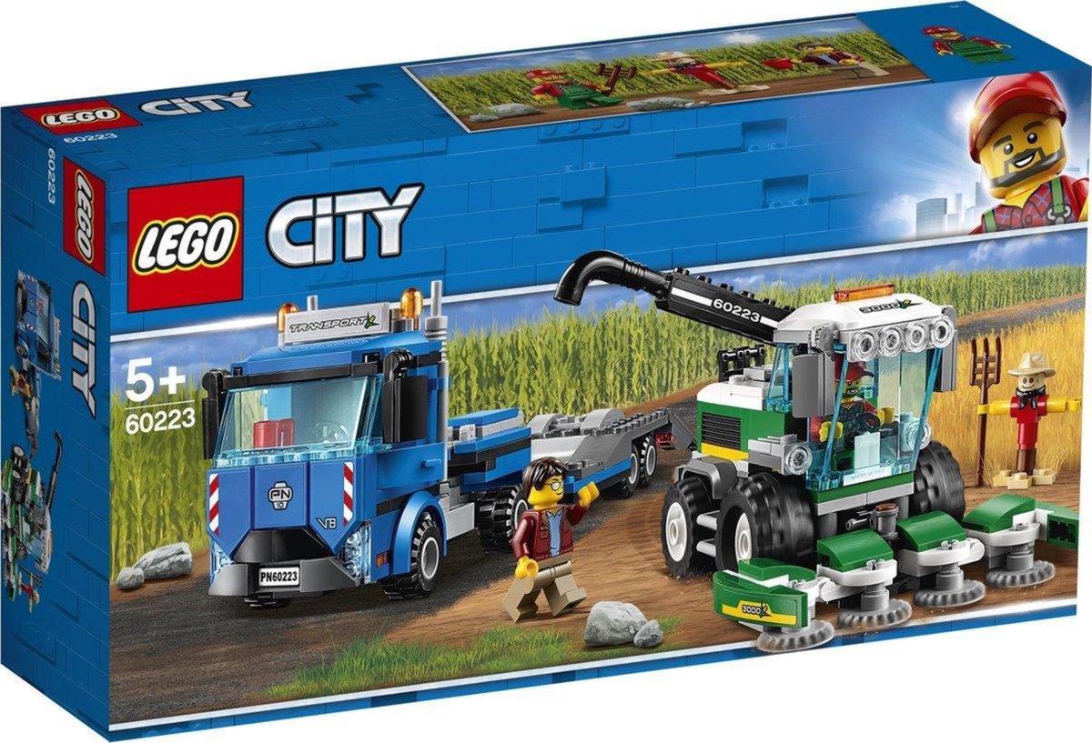 LEGO Vrachtwagen transport van de maaidorser 60223 City Voertuigen | 2TTOYS ✓ Official shop<br>