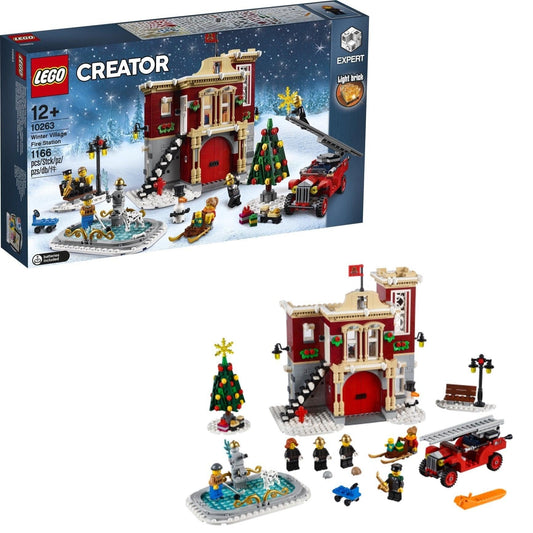 LEGO Winter dorp kerst Brandweer 10263 Icons (USED) | 2TTOYS ✓ Official shop<br>