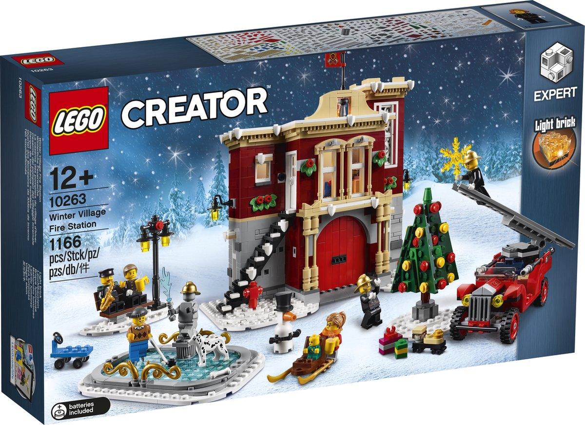 LEGO Winter dorp kerst Brandweer 10263 Icons (USED) | 2TTOYS ✓ Official shop<br>