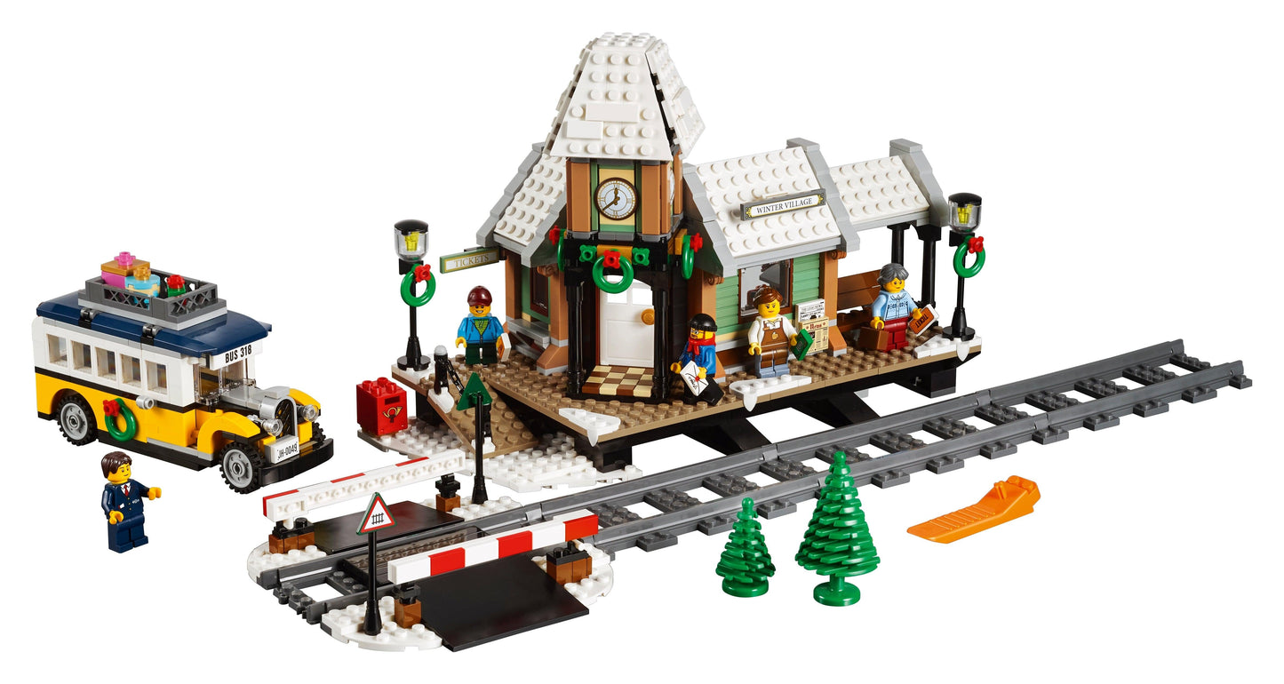 LEGO Winterdorp station voor Kerst 10259 Creator Expert | 2TTOYS ✓ Official shop<br>