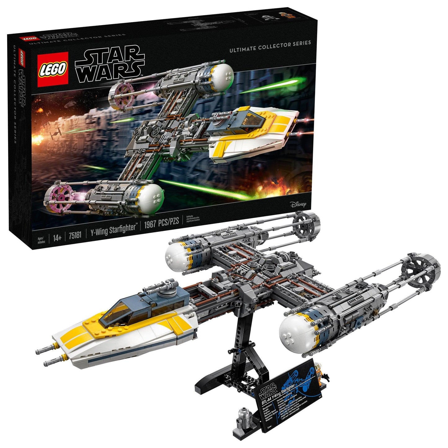 LEGO Y-wing, de ultieme starfighter 75181 StarWars UCS | 2TTOYS ✓ Official shop<br>