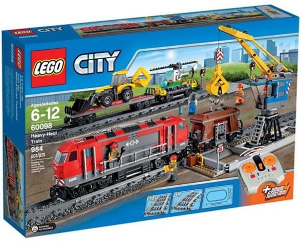 LEGO Zware vrachttrein met rails 60098 City | 2TTOYS ✓ Official shop<br>