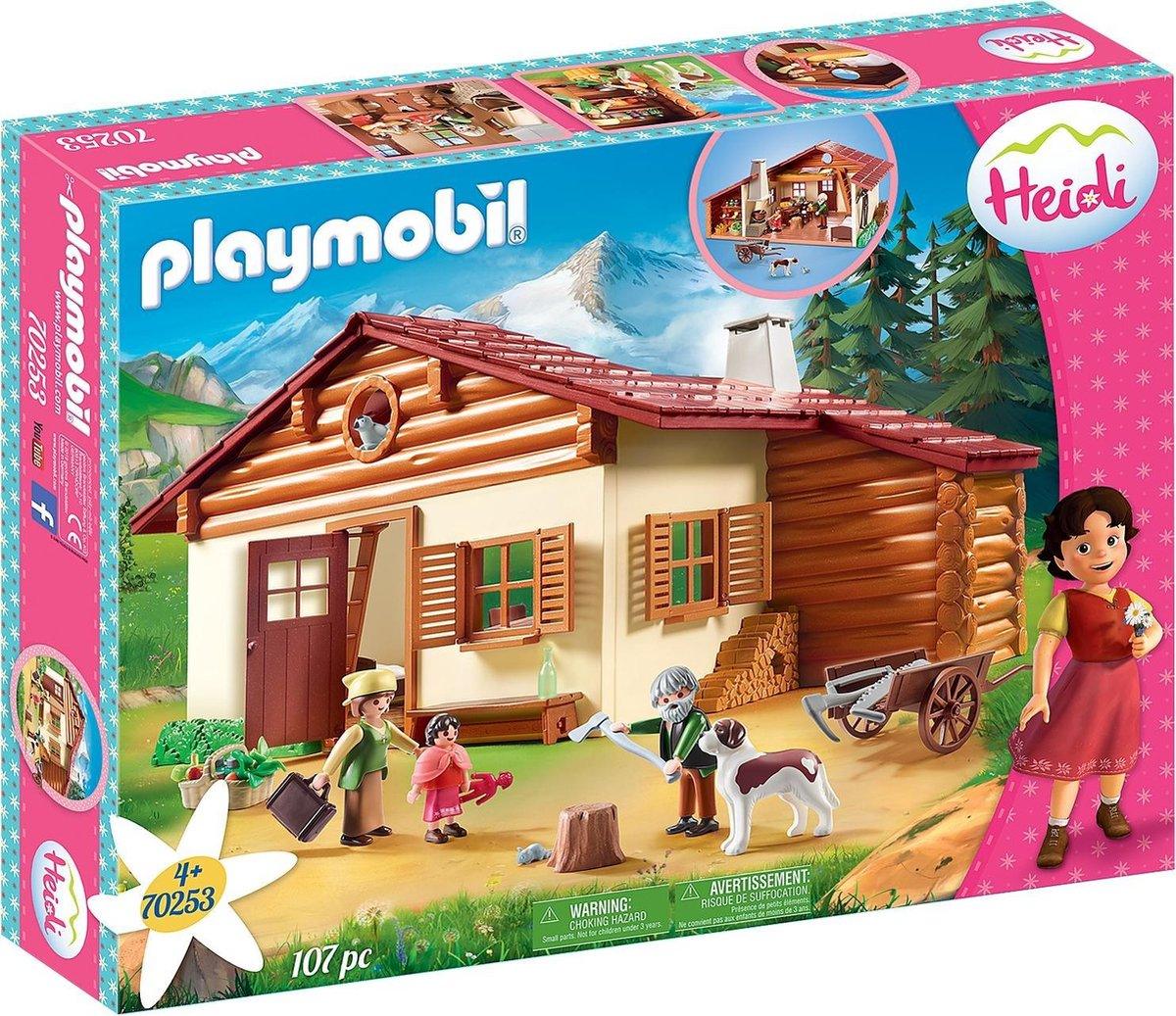 PLAYMOBIL Heidi en opa in de Alpenhut 70253 Heidi | 2TTOYS ✓ Official shop<br>